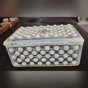 Anchor Hocking Cigarette/Trinket Box